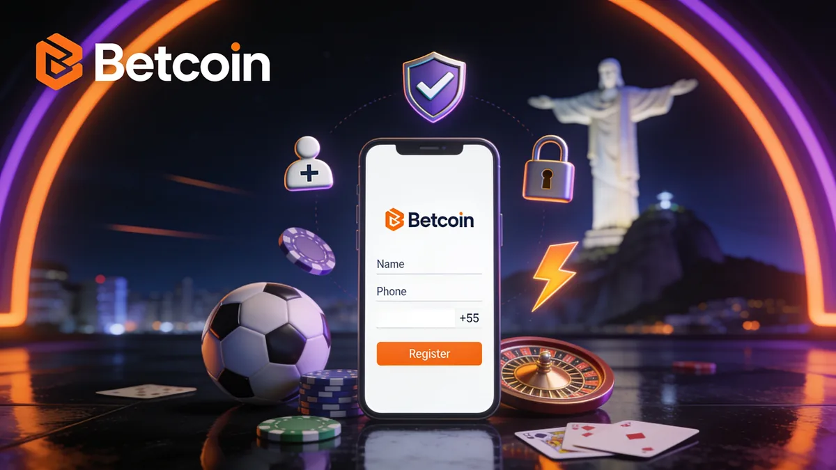 Como Criar Sua Conta na Betcoin: Passo a Passo: guia de betcoin para jogadores no Brasil
